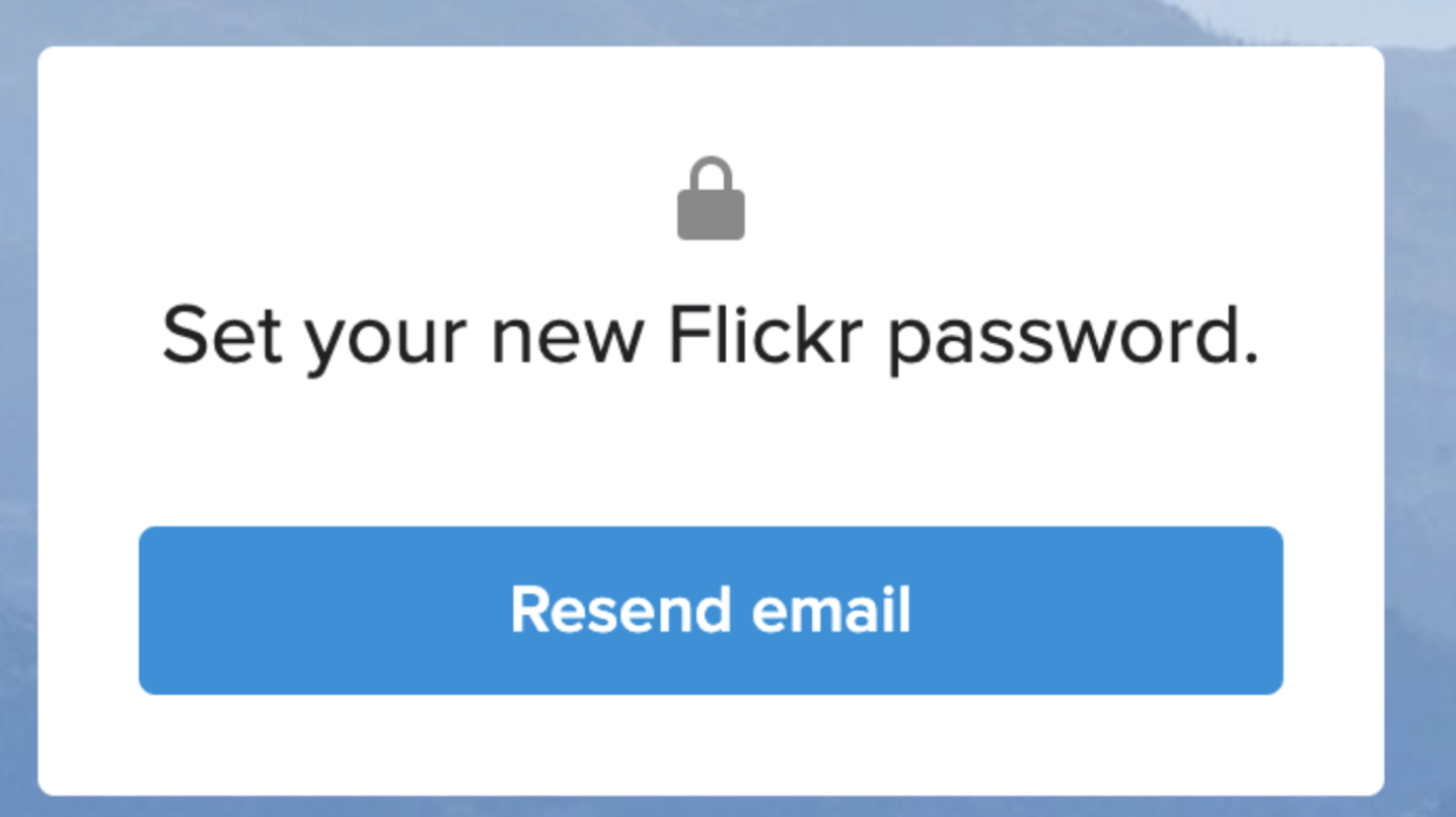 Login to Flickr with your Facebook Account!
